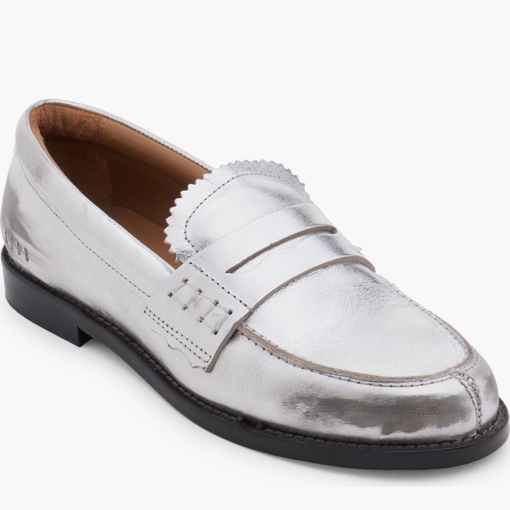 Golden goose silver Jerry loafer 41